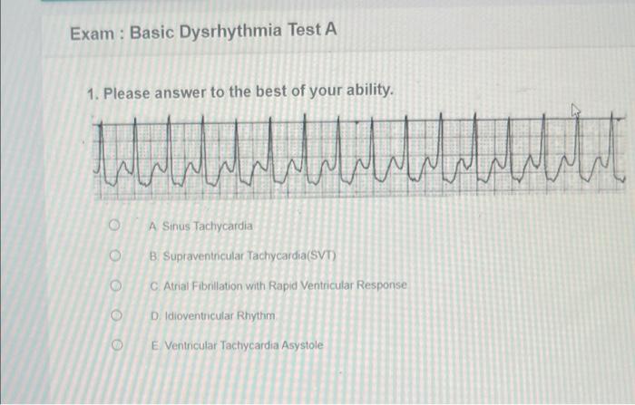 Relias dysrhythmia advanced test answers