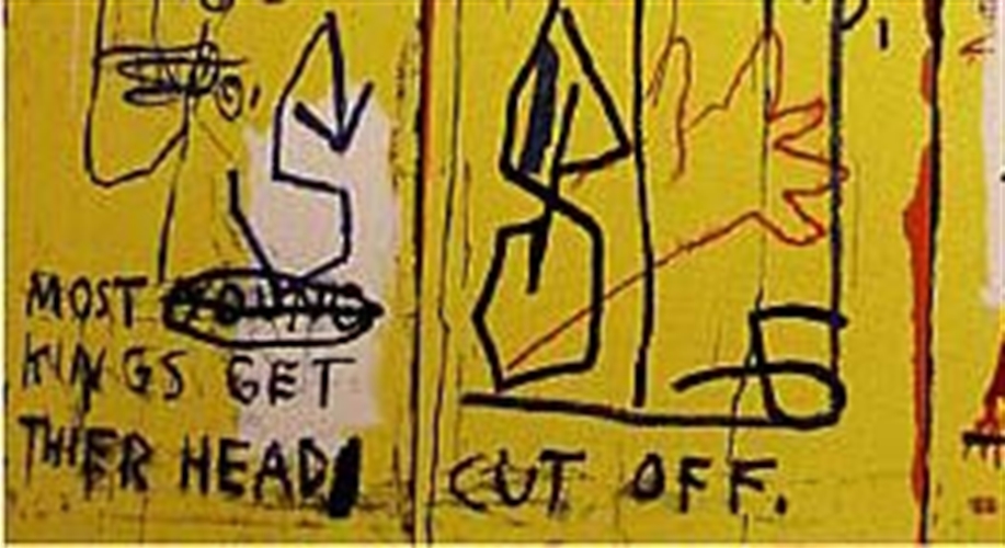 Charles the first jean michel basquiat