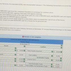 The following transactions occurred for the fierro company