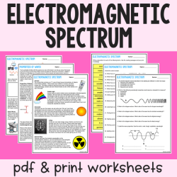 Electromagnetic spectrum worksheet answer key