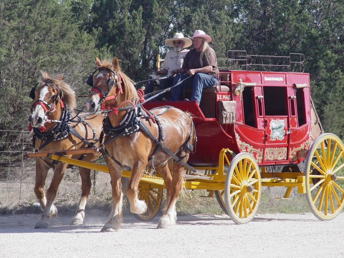 Horse drawn vehicles are not allowed on public roadways